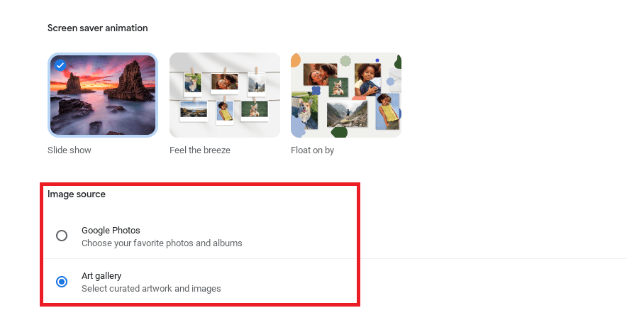Select an Image Source