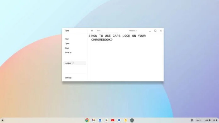 How to Use CAPS Lock on Chromebook