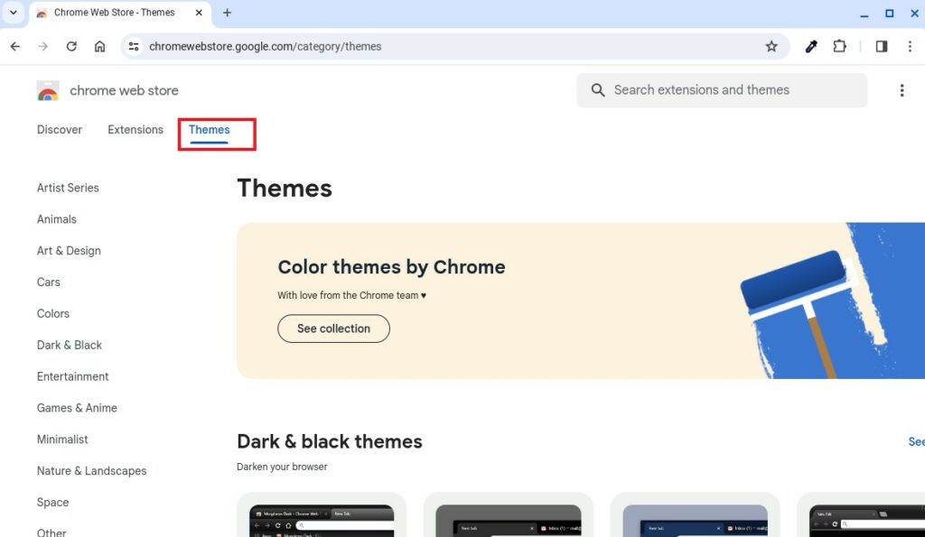 Install New Themes