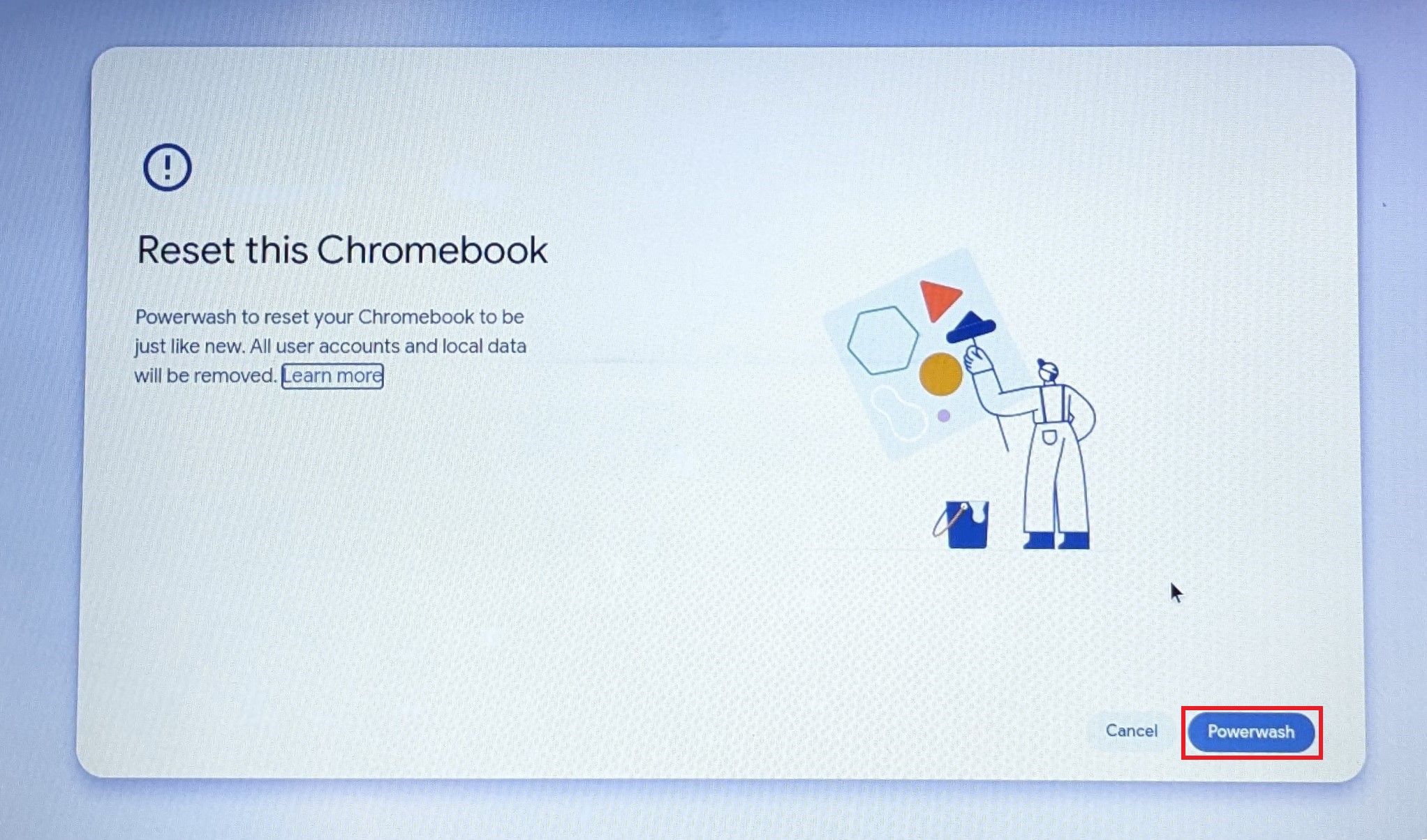 Reset Chromebook without Password