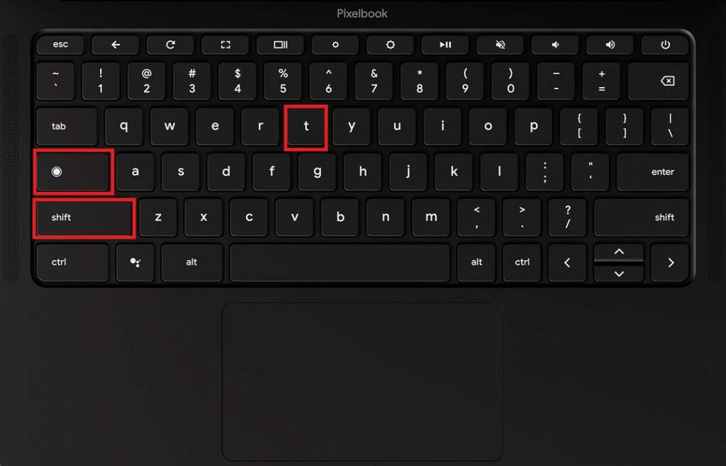 Touchscreen Keyboard Shortcut for Chromebook